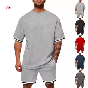 High Demand Shirt Shorts Set <b>Hip</b> Hop Unisex Oversized Design Vintage Best Quality t Shirt and Shorts Set <b>for</b> Men - Product Image 6