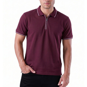 เสื้อเชิ้ตทำงานผู้ชาย สีพื้น ทรงปกติ รับทำโลโก้ ระบายอากาศได้ดี ผ้าถัก คอปกพับได้ ยูนิเซ็กซ์ ขายส่ง ลำลอง รับผลิตแบบ OEM - Product Image 3
