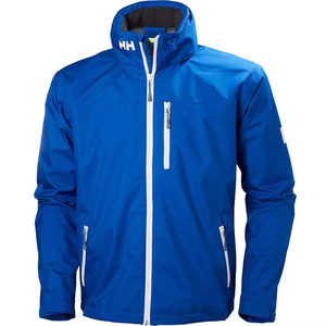 Chaqueta con Capucha para Mujer, Resistente al Viento, con Cierre, Color Azul Marino Sólido, Corte Regular, para Otoño, Manga Larga, Forrada, de Poliéster Tejido - Product Image 3