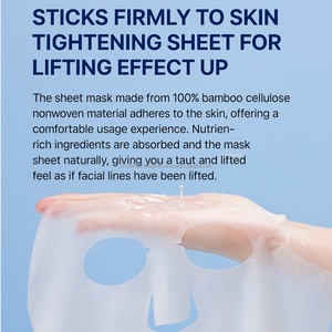 Masque en tissu hydratant pour la peau à base de collagène et de glutathion coréen, 5 pièces, K Beauty OEM - Product Image 4