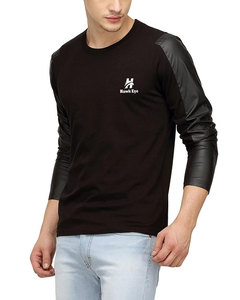 เสื้อยืดผู้ชาย ผ้าฝ้าย 100% คุณภาพสูง ทรงหลวม คอพรีเมียม หรูหราเบาๆ แขนสั้น น้ำหนัก 220 กรัม ผ้าถัก - Product Image 1