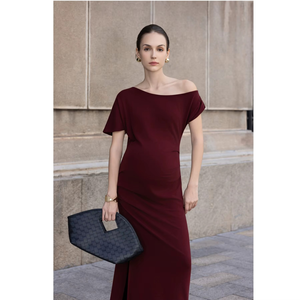 Summer Midi Casual New Minimalist Buttons Breathable Side Slit Simple Loose Yarn Dyed Straight Stripes Dresses - Product Image 5