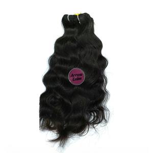 Extensiones de Cabello Humano Remy Malayo con Ondas Naturales, Doble Trama a Máquina, Aptas para Permanente, Negro Natural - Product Image 5