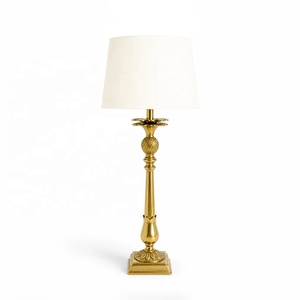 Imperial <b>Pinecone</b> Metal Table Lamp with Linen Tapered Shade Antique Brass Finish Decorative Carved Base Warm Glow - Product Image 3