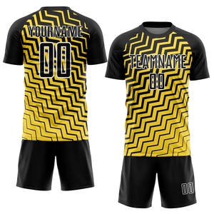 Uniforme de Fútbol Personalizado con Degradado Amarillo y Rosa, Equipación de Fútbol con Marca Personalizada para Clubes, Escuelas y Ligas - Product Image 1