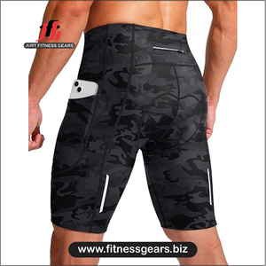 High Performance Eco-Friendly Breathable Spandex/Polyester <b>Cycling</b> <b>Shorts</b> Customizable Options Men-<b>Padded</b> Comfort Quick Dry - Product Image 2