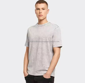 Camiseta para Hombre con Lavado Ácido, Muy Popular, Hecha a Medida, Diseño Transpirable y Ligero, Logotipo Personalizado, 100% Algodón, Estilo Urbano - Product Image 4