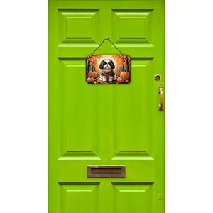 Multicolor Shih Tzu colgante de pared nuevo letrero de Metal de aluminio para cocina Bar baño decoración del hogar 8HX12W - Product Image 2