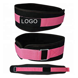 Cinturón de Neopreno Rojo Ajustable Work N Shine para Levantamiento de Pesas y Entrenamiento de Fuerza, Unisex, Transpirable, Antideslizante, con Cierre de Gancho y Bucle Personalizable - Product Image 5