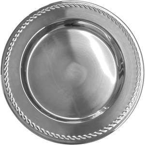 Plato de metal moderno para eventos de boda, restaurante, hotel, banquete, mesa de comedor, decoración de mesa. - Product Image 1