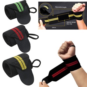 สายรัดข้อมือยกน้ำหนัก สายรัดข้อมือออกกำลังกาย สายรัดข้อมือเพาเวอร์ลิฟติ้ง สำหรับการฝึกยกน้ำหนัก ผู้ผลิต OEM แบบกำหนดเอง ปรับได้ - Product Image 2