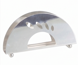 Porta Servilletas Metálico de Primera Calidad, Acero Inoxidable con Acabado Pulido Espejo, Artículo Elegante Perfecto para Decoración de Cocina y Vajilla - Product Image 4