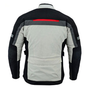 Blouson en cuir pour moto pour homme, respirant, manches longues, hiver, Cordura, blouson de course pour motard - Product Image 5