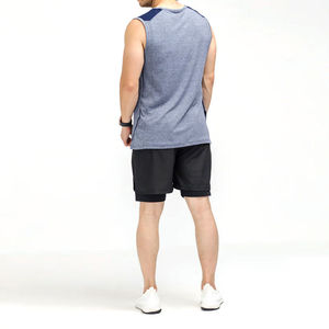 Custom Sublimated Men's Tank Tops Knitted Formal Breathable Quick Dry Sports Fitness Fashion <b>Running</b> <b>Singlets</b> Printed - Product Image 5