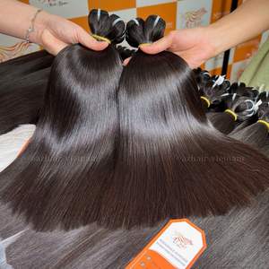 ผมมนุษย์ทำจากกระดูกตรงสำหรับต่อผมตรงสีธรรมชาติอายุการใช้งานยาวนาน - Product Image 6