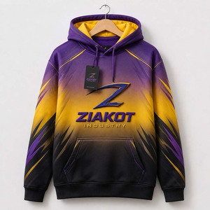 Wholesale Direct Pakistan Ziakot Industry Custom Stitched <b>Red</b> Green 3D Christmas Reindeers Sports Pullover Sweatshirt <b>Hoodie</b> - Product Image 5
