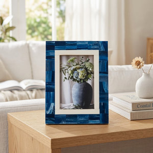 HANDICRAFTS ZONE HCZ-93 Resin Offset Printed Lightweight Rectangle <b>Photo</b> <b>Frame</b> <b>6x4</b> Inch Vertical Tabletop Display - Product Image 3