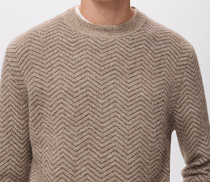 Wholesale <b>Long</b> Sleeve Ribbed Winter Warm <b>Mens</b> Cotton Sweater Classic Blank Custom Logo Sweater <b>Men's</b> Sweater - Product Image 6