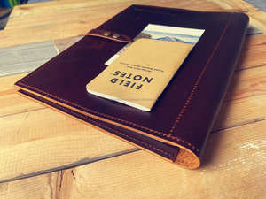 Couverture de carnet en cuir véritable vintage de luxe faite à la main, rechargeable, anti-odeur, protection, étui pour carnet, porte-carnet d'écriture - Product Image 5