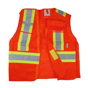 Chaleco de Seguridad de Alta Visibilidad Personalizable para Exteriores, Chaleco de Seguridad con Múltiples Bolsillos Personalizable en Venta, Servicio OEM - Product Image 1