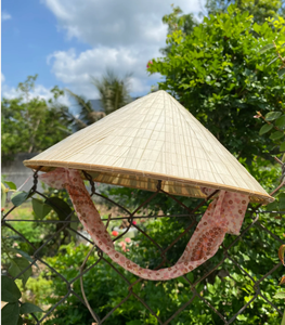 Chapeau conique traditionnel vietnamien en feuille de palmier, peint et personnalisable, Non La vietnamien - Vente chaude - Product Image 6