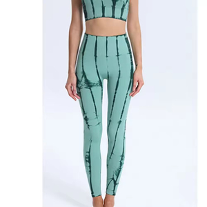 High Quality Vintage Yoga Set 2-Piece <b>Flare</b> <b>Leggings</b> Y Back Tanks 100% Bamboo Fiber Quick Dry Elastic Breathable Design - Product Image 2