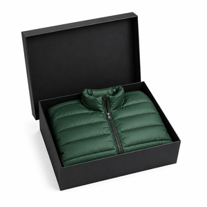 Veste d'hiver en duvet blanc pour homme, col montant, fermeture éclair, coupe-vent, rembourrage en polyester, veste décontractée de qualité supérieure - Product Image 6