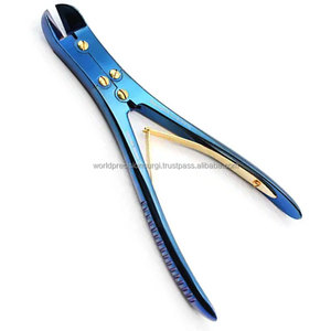Coupe-fil chirurgical orthopédique manuel à double action en carbure de tungstène, instrument de coupe composé pour usage hospitalier et clinique - Product Image 3