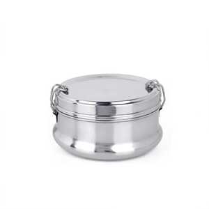 Premium Multi-Tier Stainless Steel 4-Compartment Leakproof <b>Stackable</b> Dishwasher Safe Bento <b>Box</b> Portable Food <b>Storage</b> Heavy <b>Box</b> - Product Image 5