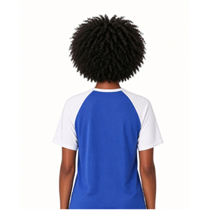 เสื้อยืดแขนยาวสีน้ำเงินรอยัลสำหรับผู้หญิง Zeta Phi Beta พร้อมป้ายปักไหมเชนีลสีขาวแบบกำหนดเอง เสื้อยืดคอตตอนเนื้อหนาคุณภาพพรีเมียม คอเสื้อทรงกลมแบบคัลเลอร์บล็อก - Product Image 4