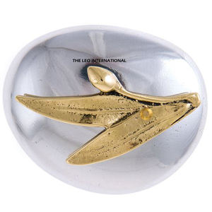 Prensapapeles de Aluminio Moderno con Forma de Hoja, Estilo Clásico, para Sala de Estudio, Biblioteca, Escritorio, Mesa - Product Image 4