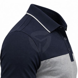 Polos élégants pour hommes, tissu doux et résistant, col au design soigné, parfaits pour la salle de sport, les tenues décontractées et les tenues élégantes au quotidien. - Product Image 6