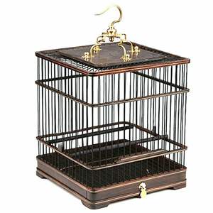 Jaula para Pájaros Decorativa de Metal Estilo Moderno Homesake, Jaula Clásica para Pájaros, Jaula Antigua para Pájaros - Product Image 2