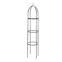Neuer Verkaufsschlager: Eisen-Gartenobelisk im Modernen Design, Pulverbeschichtet, Langlebig, Perfekt für Blumenpräsentation im Freien, Anpassbare Größe und Form