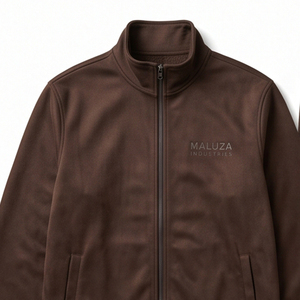 Survêtement en polaire épais personnalisé, ensemble deux pièces hiver thermique avec veste à capuche et pantalon de survêtement, tenue de sport décontractée - Product Image 3