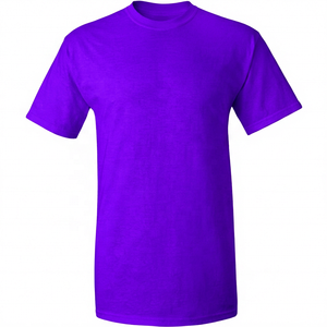 T-shirt unisexe blanc à manches courtes, col rond, coupe classique, en jersey de polyester, couleur unie, numérique, écologique, séchage rapide - Product Image 3