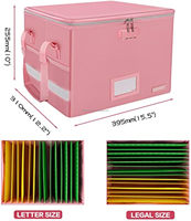 Caja de Archivo para Documentos Legales A4 YHX, Resistente al Fuego, Organizador de Archivos para Oficina y Hogar con Diseño Plegable para una Gestión Eficiente y Segura de los Archivos
