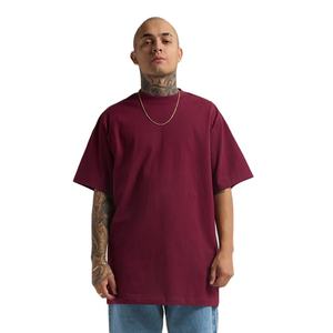 Logo personnalisé T-shirt lourd de haute qualité 100% coton hommes t-shirt 200GSM épais coton surdimensionné blanc t-shirts avec logo - Product Image 1