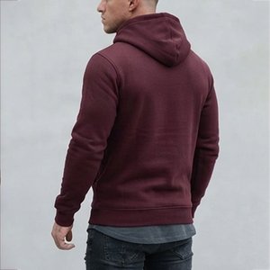 Sweat-shirt à capuche pour homme de haute qualité, personnalisé avec logo, couleur marron, imprimé croix de la foi, en coton tricoté, décontracté, pour l'automne - Product Image 2