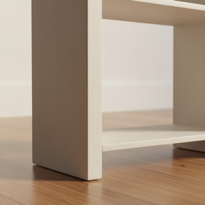 Eco-Friendly Modern Home Furniture 3-Shelf Display Shelf Bookcase <b>Storage</b> Rack Shelving Unit Open Backless Rubber Wood MDF Oak - Product Image 6