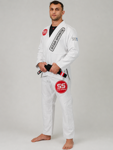 Kimono de Jiu Jitsu Star Sports 450GSM Premium Personalizado, Tejido de Perlas de Alta Resistencia, Aprobado por la IBJJF, Uniforme al por Mayor, Unisex - Product Image 3