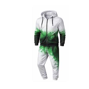 Ensemble de survêtement d'entraînement pour hommes, impression par sublimation, personnalisé, 100% coton, tenue de sport, ensemble de jogging, ensemble athlétique, fabrication en usine - Product Image 1
