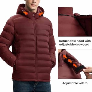 OEM Custom Loose Puffer Jackets Men's Jackets <b>Winter</b> <b>Thick</b> Puffer <b>Coat</b> for Men - Product Image 5