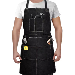 Top Quality Cowhide Leather Made Welding Apron Body Protection Heavy Duty Safety Wear 6 <b>Tools</b> Packets Heat Resistant Work Aprons - Product Image 1