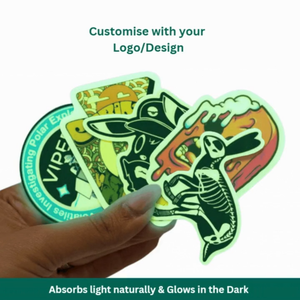 Pegatinas que Brillan en la Oscuridad, Pegatina de Vinilo Luminosa, Pegatina de Seguridad que Brilla en la Noche, Etiqueta Adhesiva Impresa Personalizada - Product Image 5