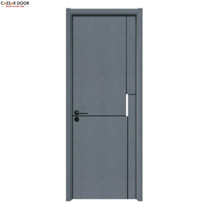 Puerta de Madera Impermeable con Diseño Personalizado, Núcleo Hueco de WPC, Resistente al Fuego e Impermeable para Casa, Hotel, Apartamento - Product Image 1