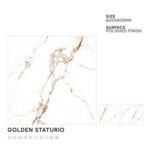 Fog Grey 600x600mm Glazed Porcelain Tiles 60x60cm Vitrified Decorative Glossy Ceramic Digital Flooring Glazed High Gloss Ceramic - Product Image 6