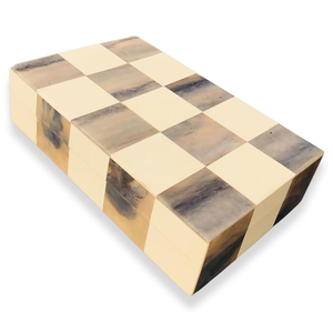 Cajas de Exportación con Incrustaciones de Hueso de Diseño Exclusivo, Cajas con Incrustaciones de Hueso en Color Negro y Marrón Pulido para Uso en Oficinas y Empresas - Product Image 1