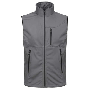 Gilet softshell haute performance pour homme – Gilet utilitaire imperméable doublé polaire pour le travail en extérieur - Product Image 1