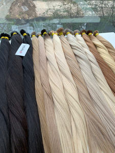 Prix de gros Extensions de cheveux à la kératine 100% cheveux vietnamiens 100 grammes Couleurs claires Super Double dessiné 80 cm Naturel Droit - Product Image 4